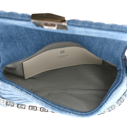 Givenchy Denim Ombre Small 4G Shoulder Bag Blue 5 of 9