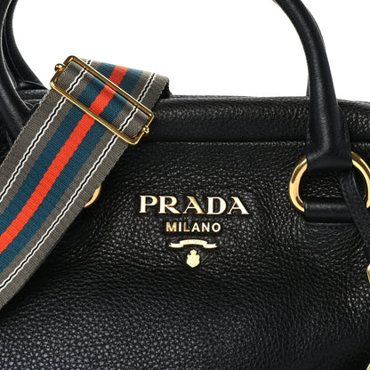 Prada Vitello Phenix Bauletto  Black 6 of 8