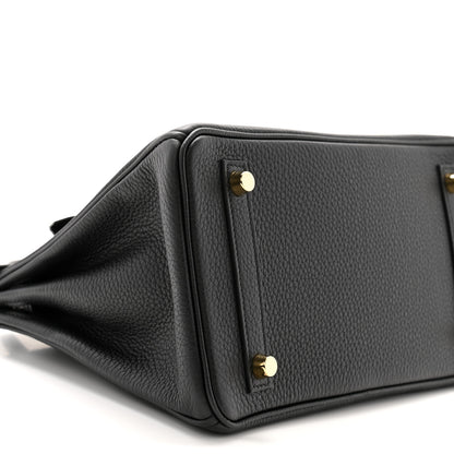 Hermes Togo Matte Alligator Birkin Touch 25 Black 9 of 10