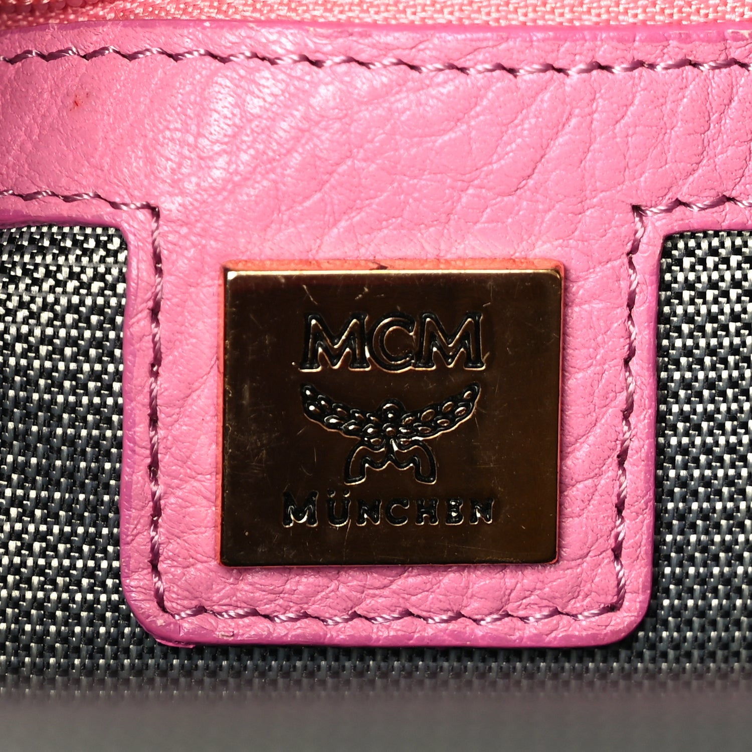 MCM Visetos Small Side Stud Stark Backpack Pink 5 of 7