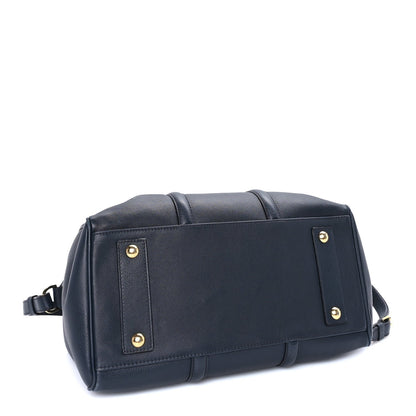 Louis Vuitton Calfskin Sofia Coppola SC Bag MM Blue 3 of 7