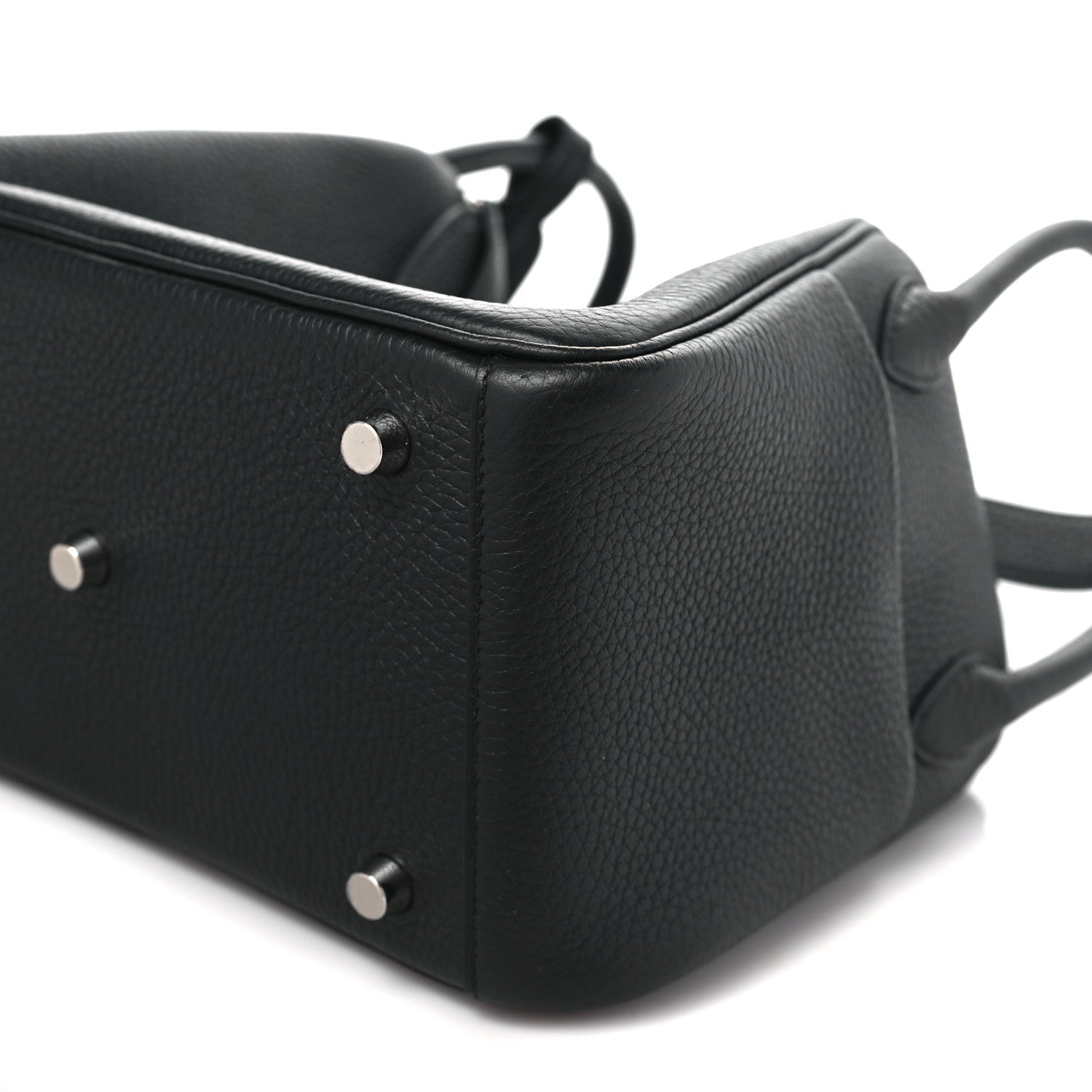 Hermes Taurillon Clemence Lindy 26 Black 10 of 11