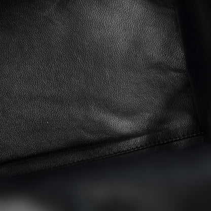 Celine Canvas Smooth Calfskin Leopard Print Mini Luggage Black 8 of 13