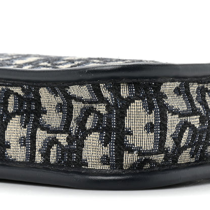 Christian Dior Oblique Diorquake Clutch Blue 8 of 10