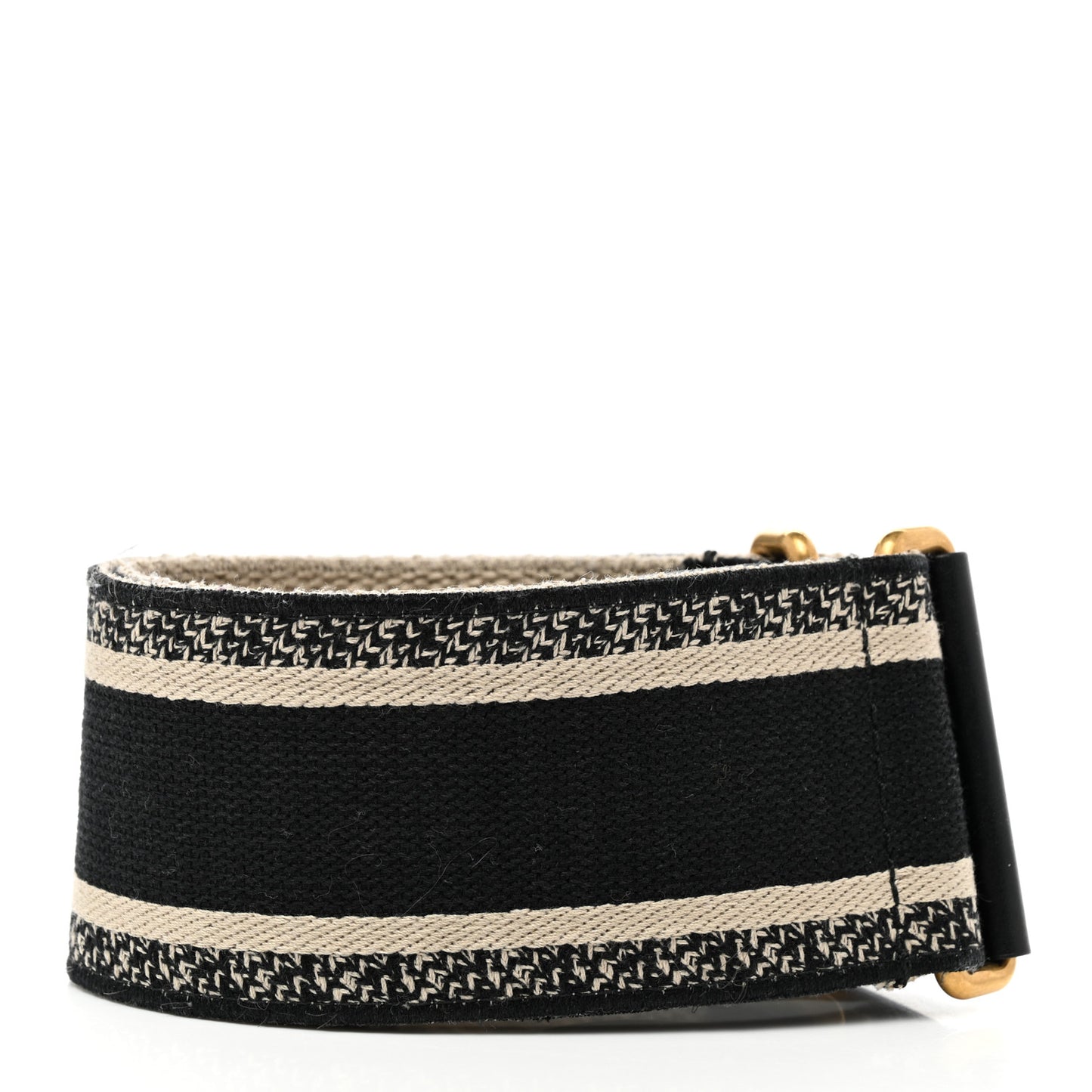 Canvas Embroidered Shoulder Strap Blue