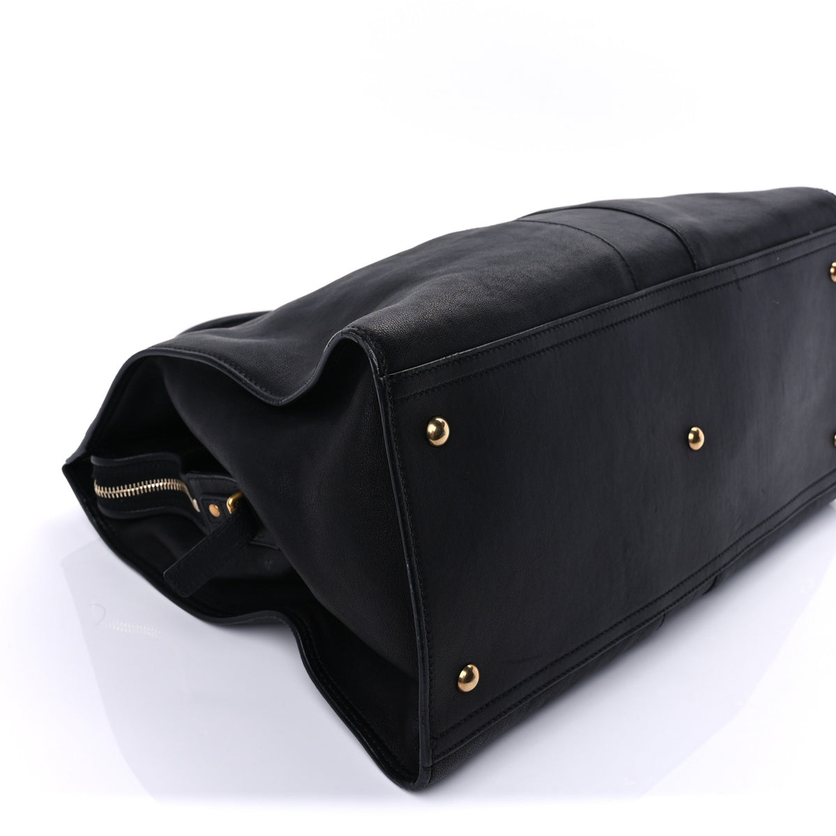 Saint Laurent Sheepskin Large Cabas ChYc Black 7 of 8