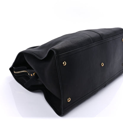 Saint Laurent Sheepskin Large Cabas ChYc Black 7 of 8