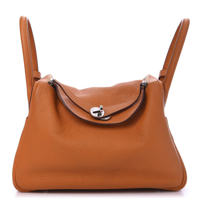 Hermes Taurillon Clemence Lindy 30 Abricot 1 of 13