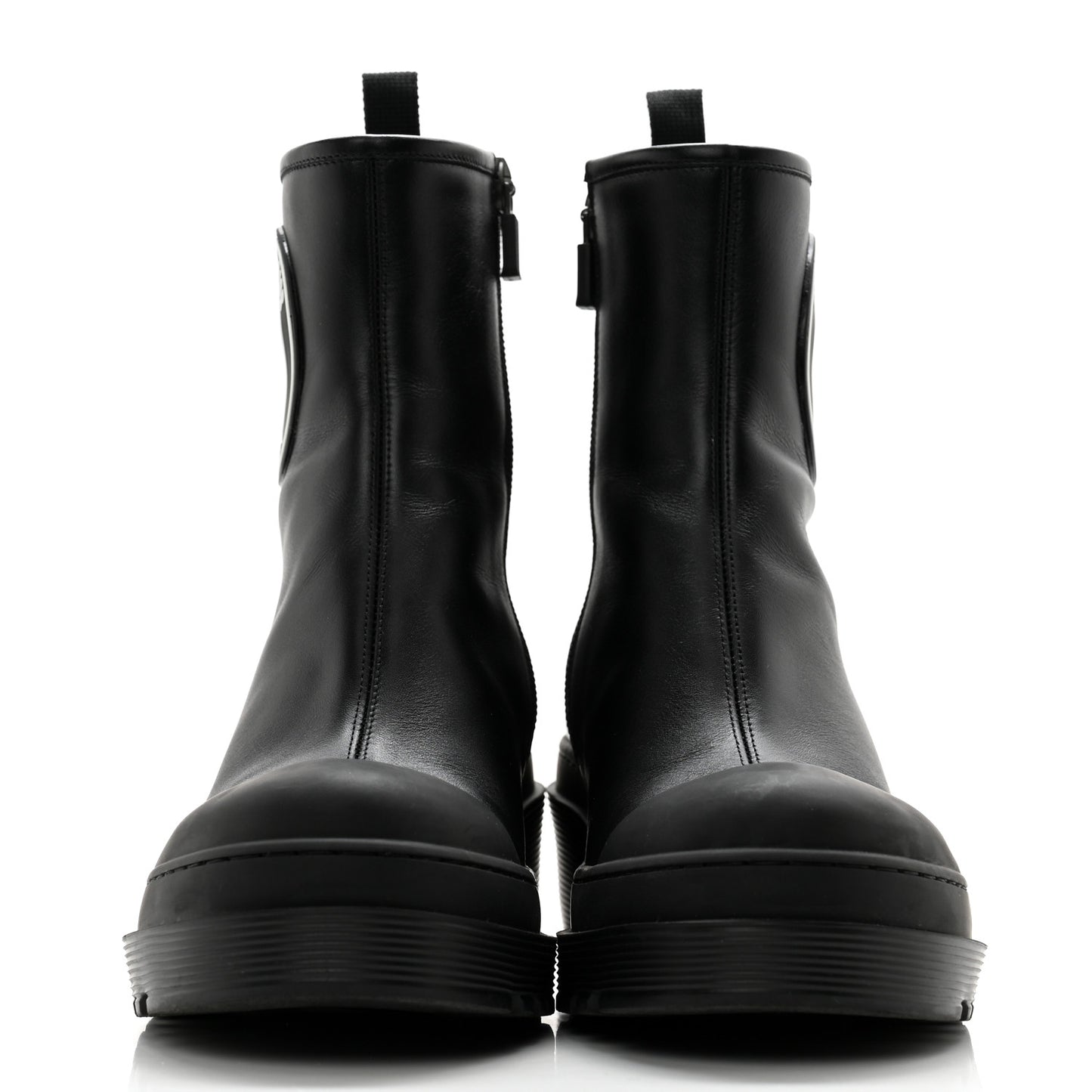 Nappa Symbol Ankle Boots 35.5 Black