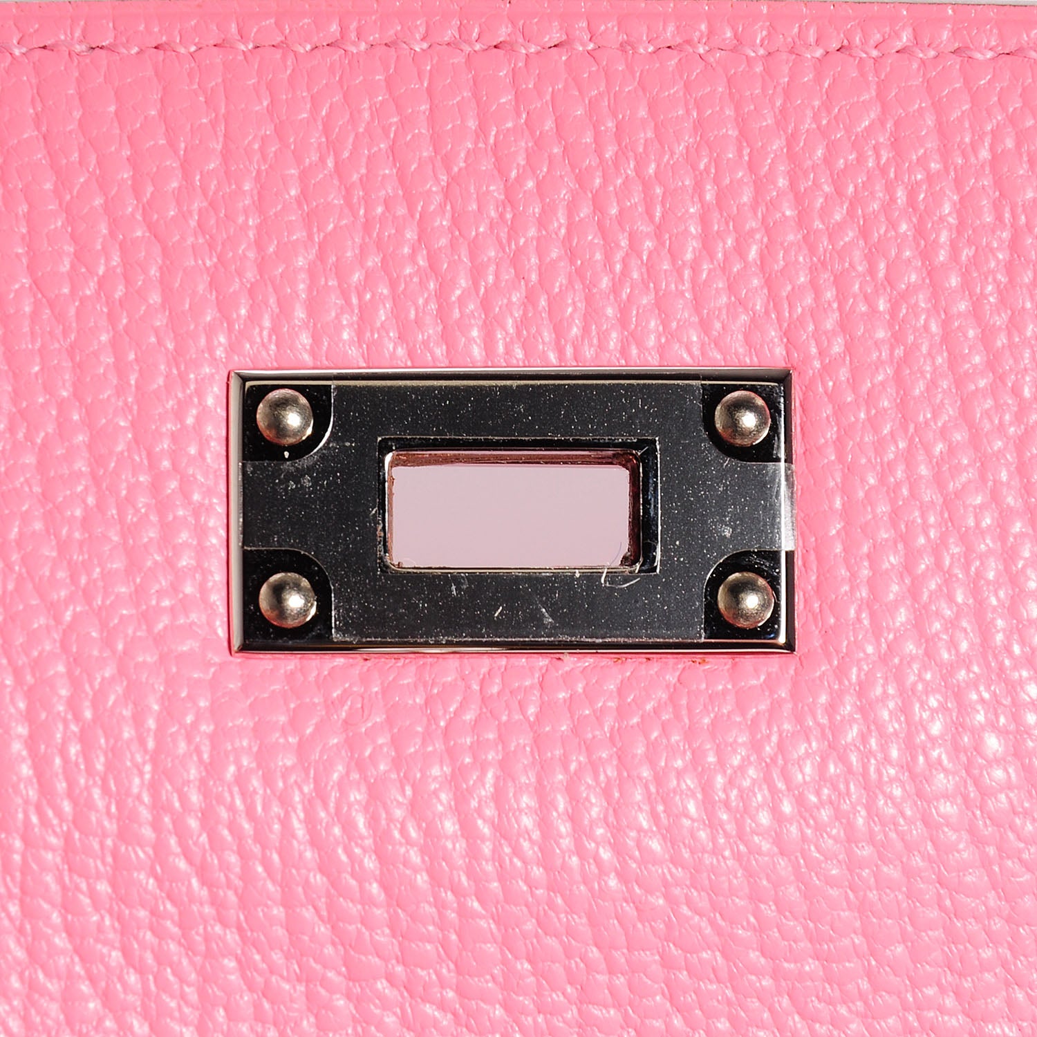 Hermes Chevre Mysore Kelly Longue Wallet Rose Confetti 7 of 17