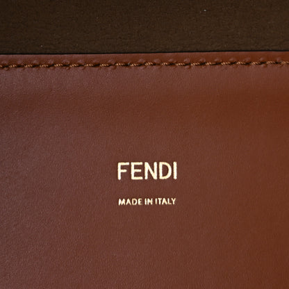 Fendi Vitello King Plexiglass Large Sunshine Shopper Tote Cuoio 5 of 8