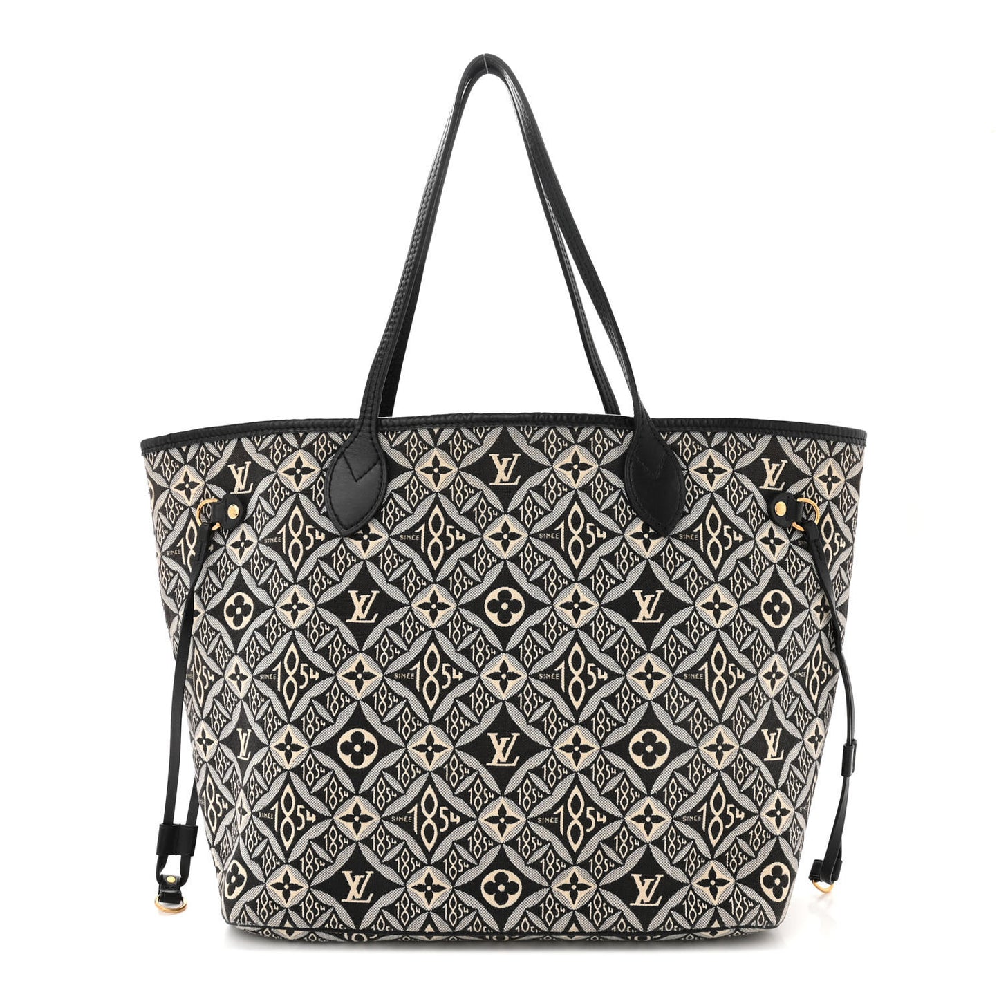 LOUIS VUITTON Jacquard Since 1854 Neverfull MM Grey