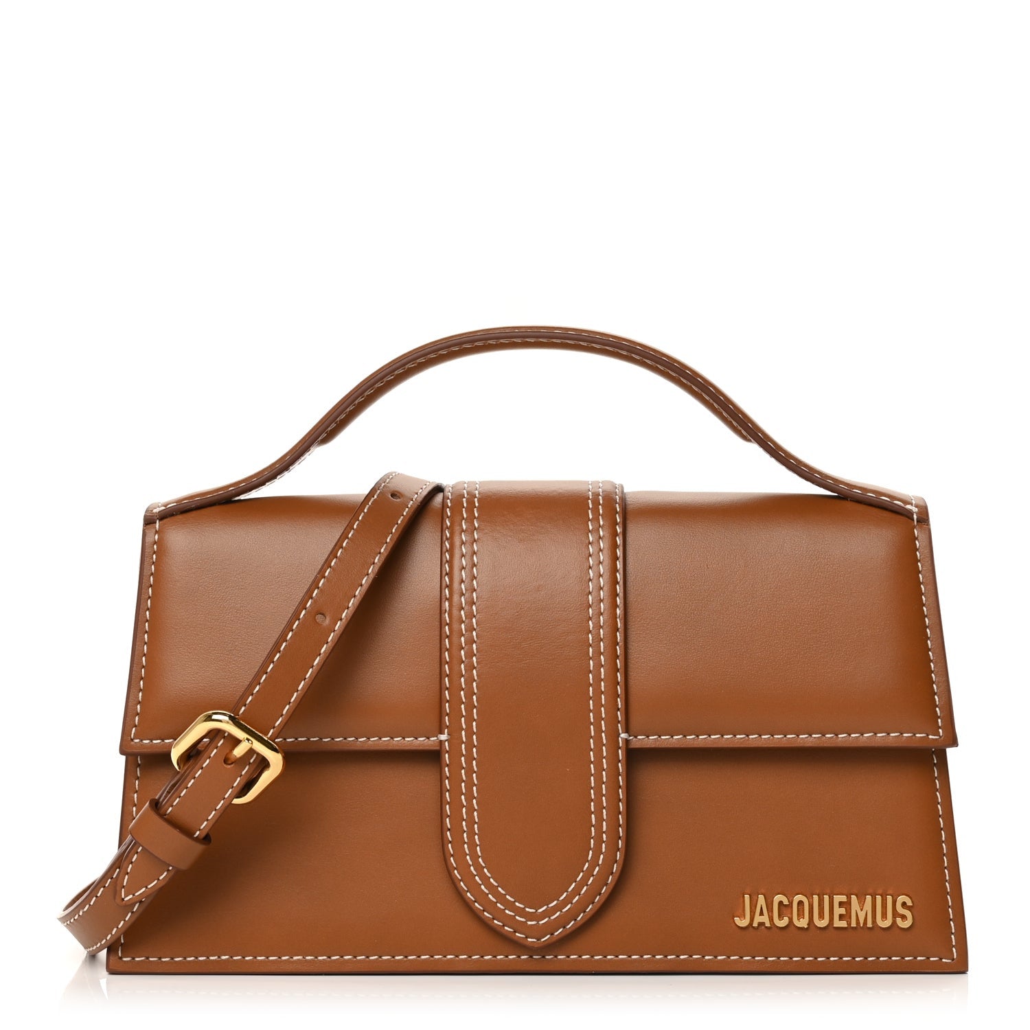 Jacquemus Smooth Calfskin Le Grand Bambino Light Brown 1 of 8