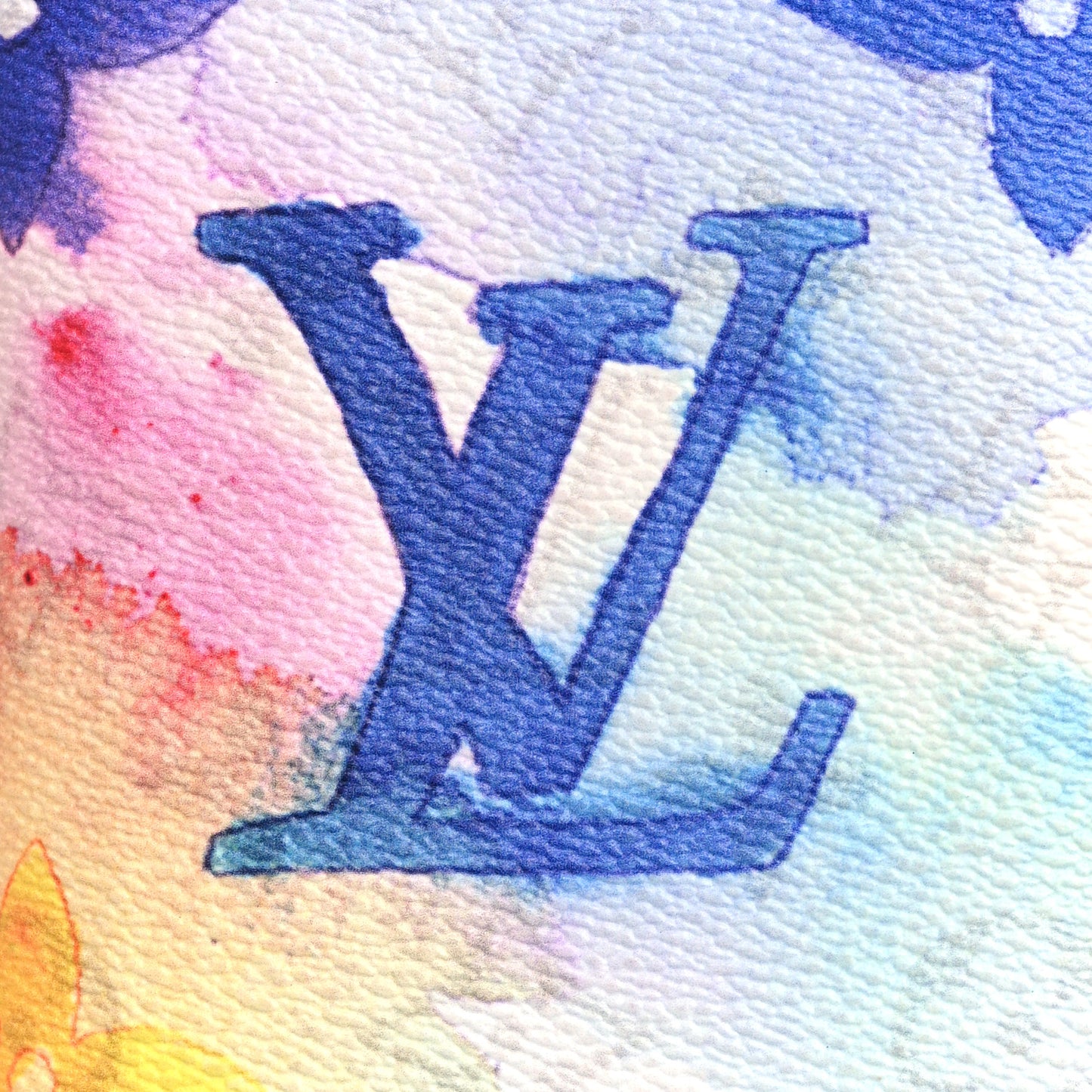 Monogram Watercolor Vertical Zippy Wallet