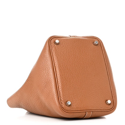 Hermes Taurillon Clemence Picotin Lock 18 PM Gold 4 of 10