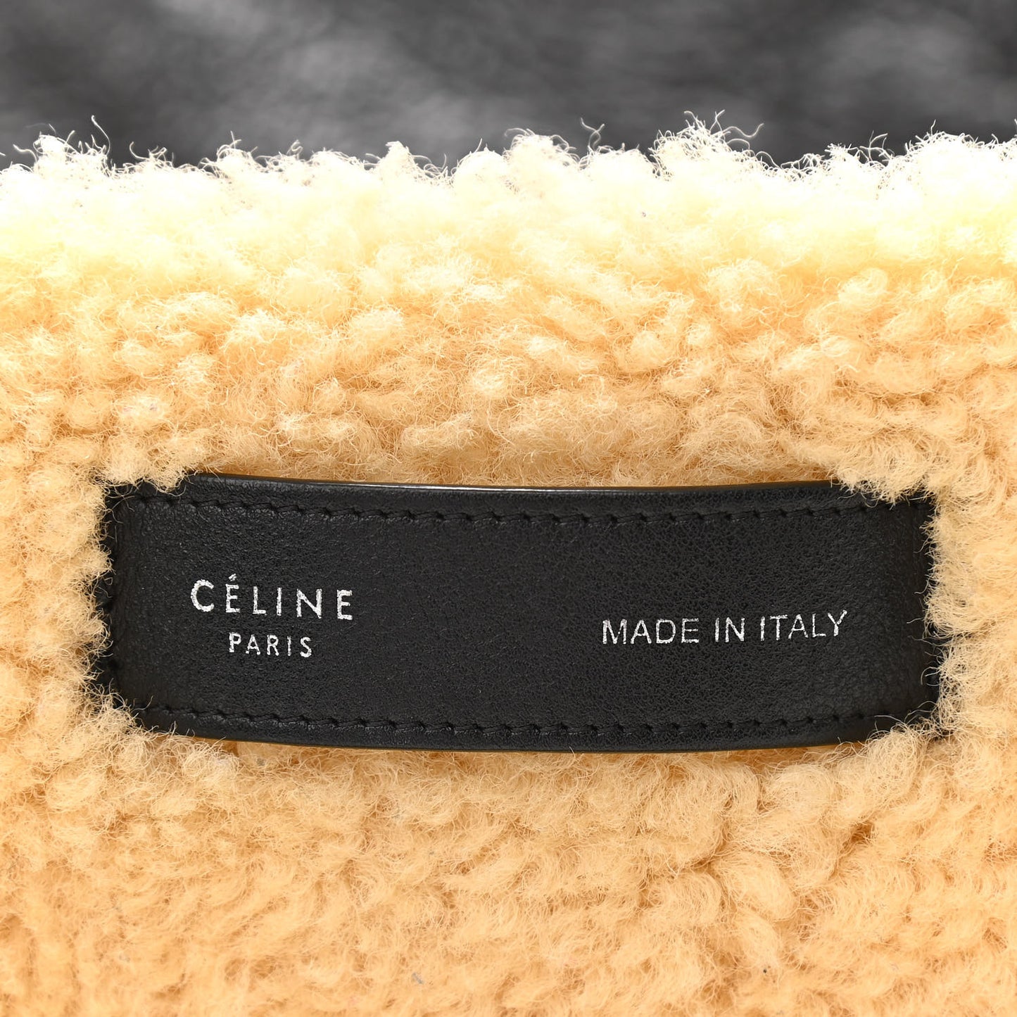 Calfskin Shearling Phantom Cabas Reversible Tote