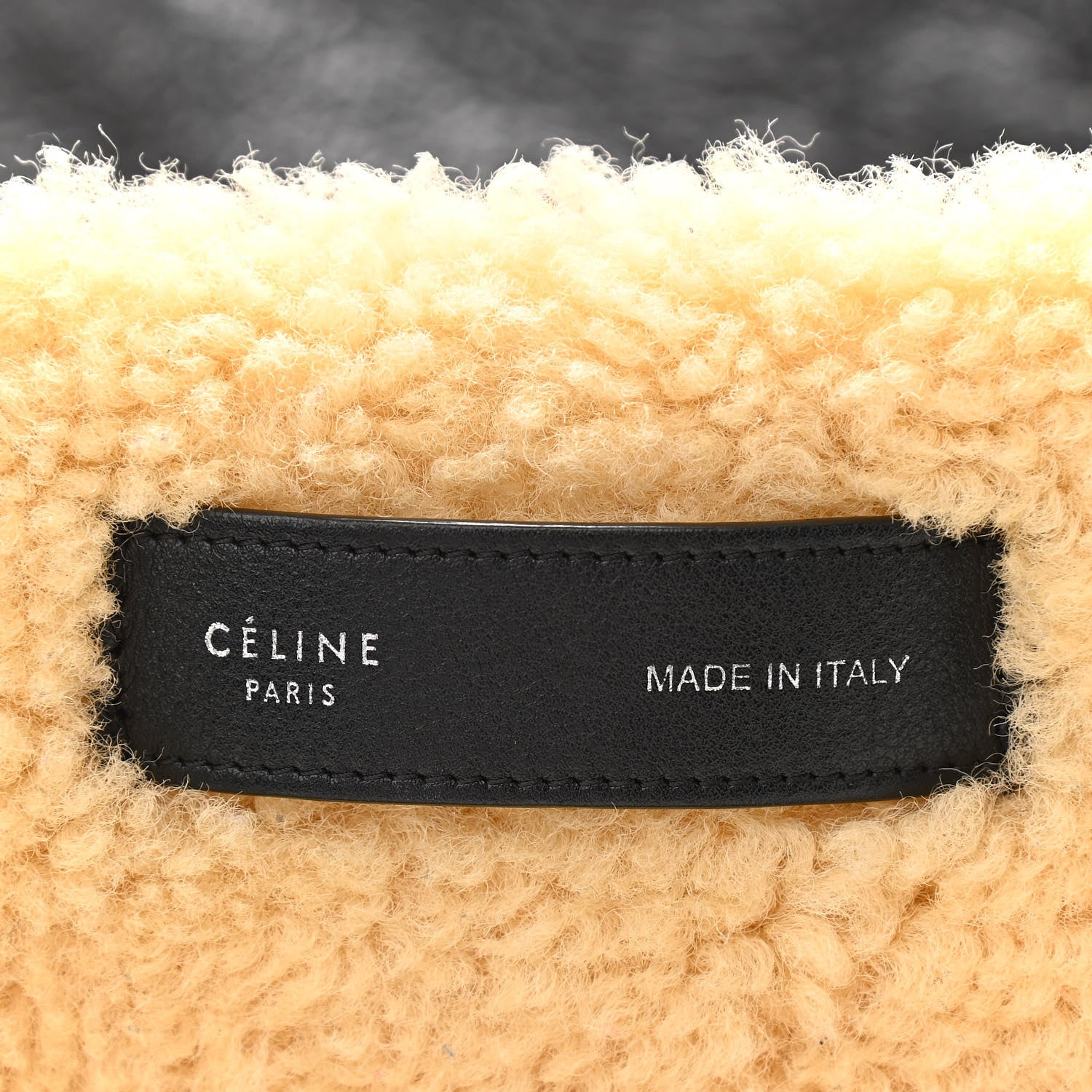 Celine Calfskin Shearling Phantom Cabas Reversible Tote 6 of 9