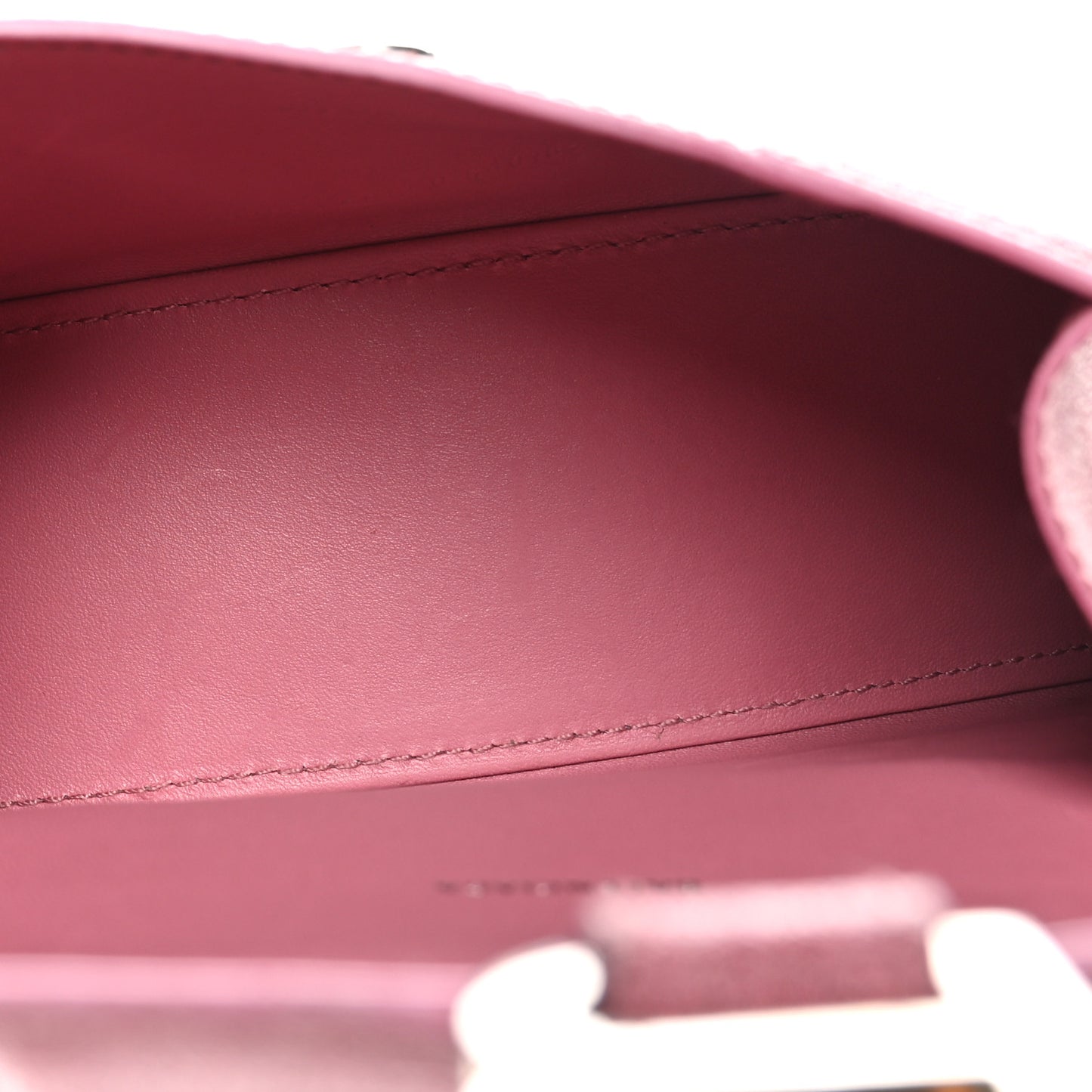 Glitter Fabric Hourglass Top Handle Bag XS Sweet Pink