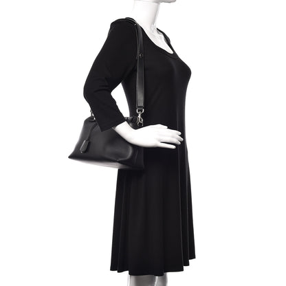 Fendi Vitello Dolce Medium By The Way Boston Bag Black 2 of 8