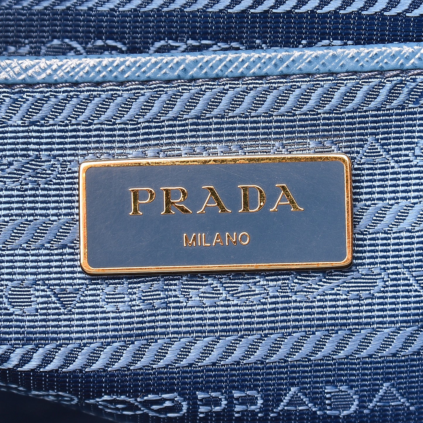 Saffiano Large Galleria Double Zip Tote Cobalto