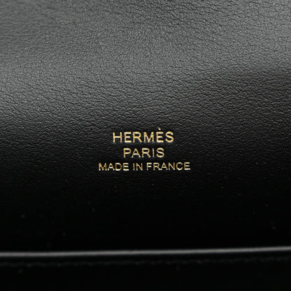 Hermes Swift Kelly Pochette Clutch Black 6 of 12