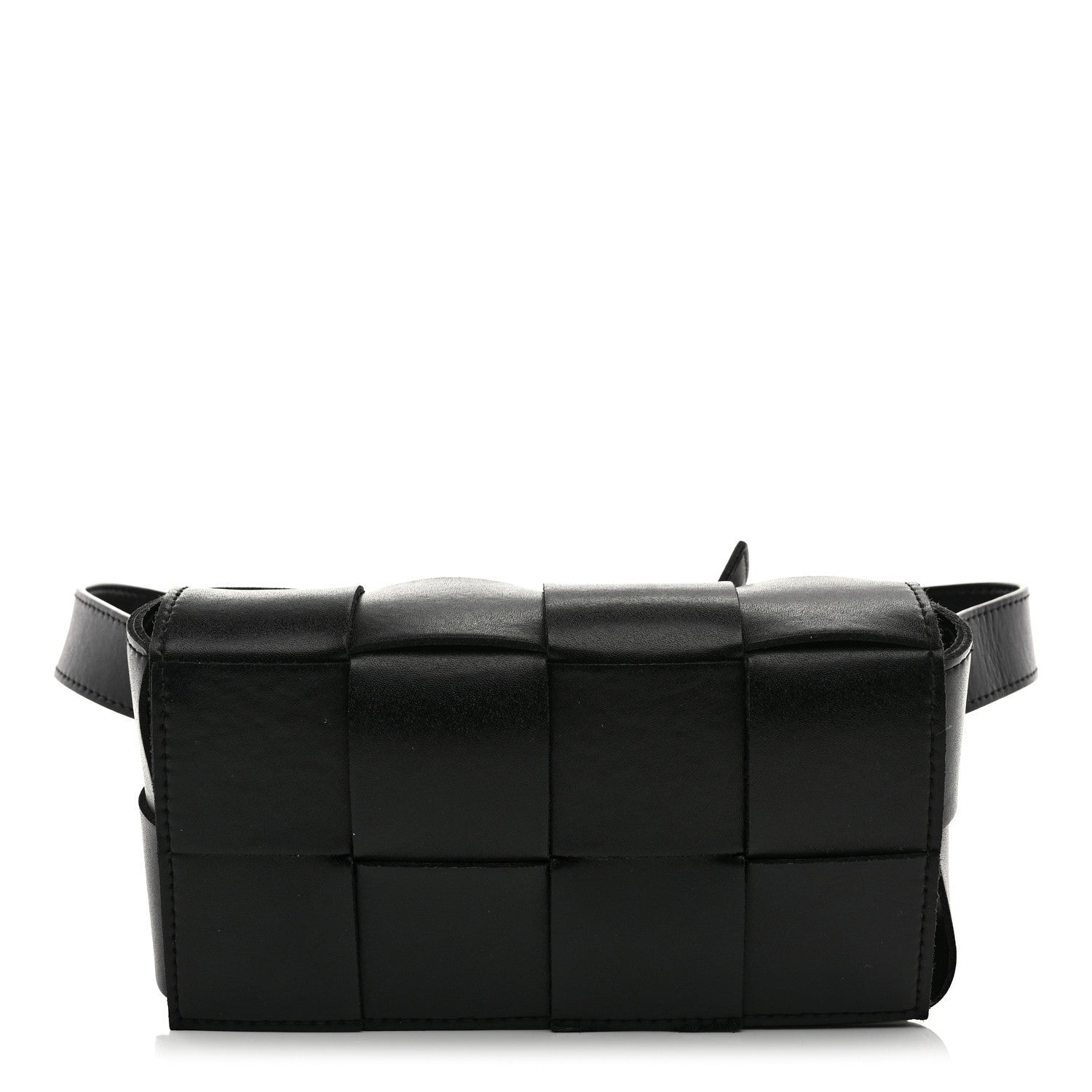 Bottega Veneta Nappa Maxi Intreccio The Belt Cassette Bag Black 1 of 7