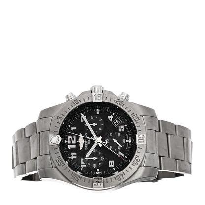 Breitling Titanium 43mm Chronospace Evo B60 Chronograph Quartz Watch Black EB6010 2 of 5