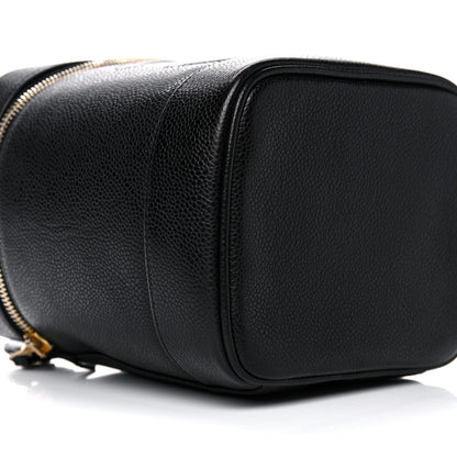 Chanel Caviar Vanity Cosmetic Case Black 9 of 14