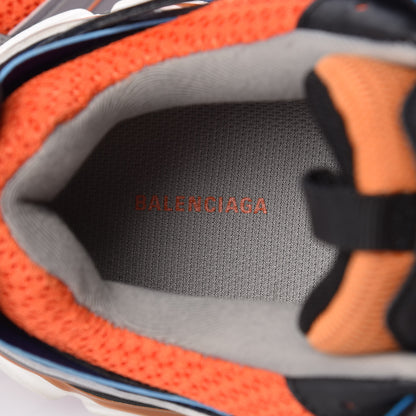 Balenciaga Mesh Nylon Mens Track Sneakers 43 Gris Orange White 5 of 9
