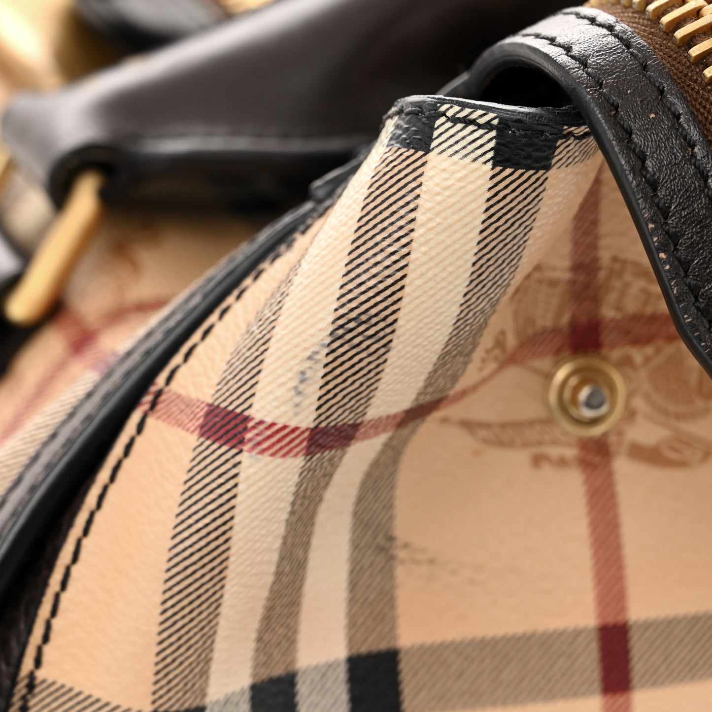 Haymarket Check Small Gladstone Chocolate