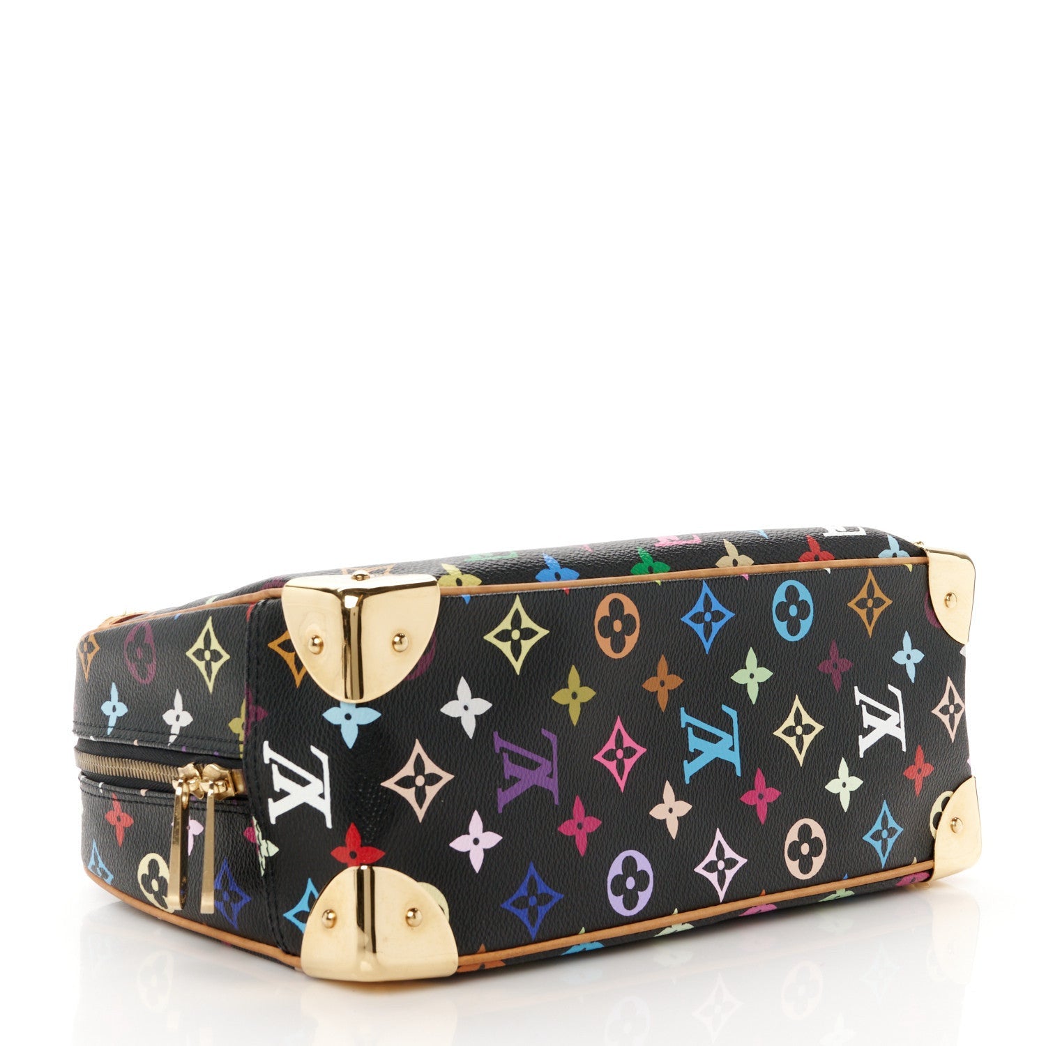 Louis Vuitton Monogram Multicolor Trouville Black 4 of 7