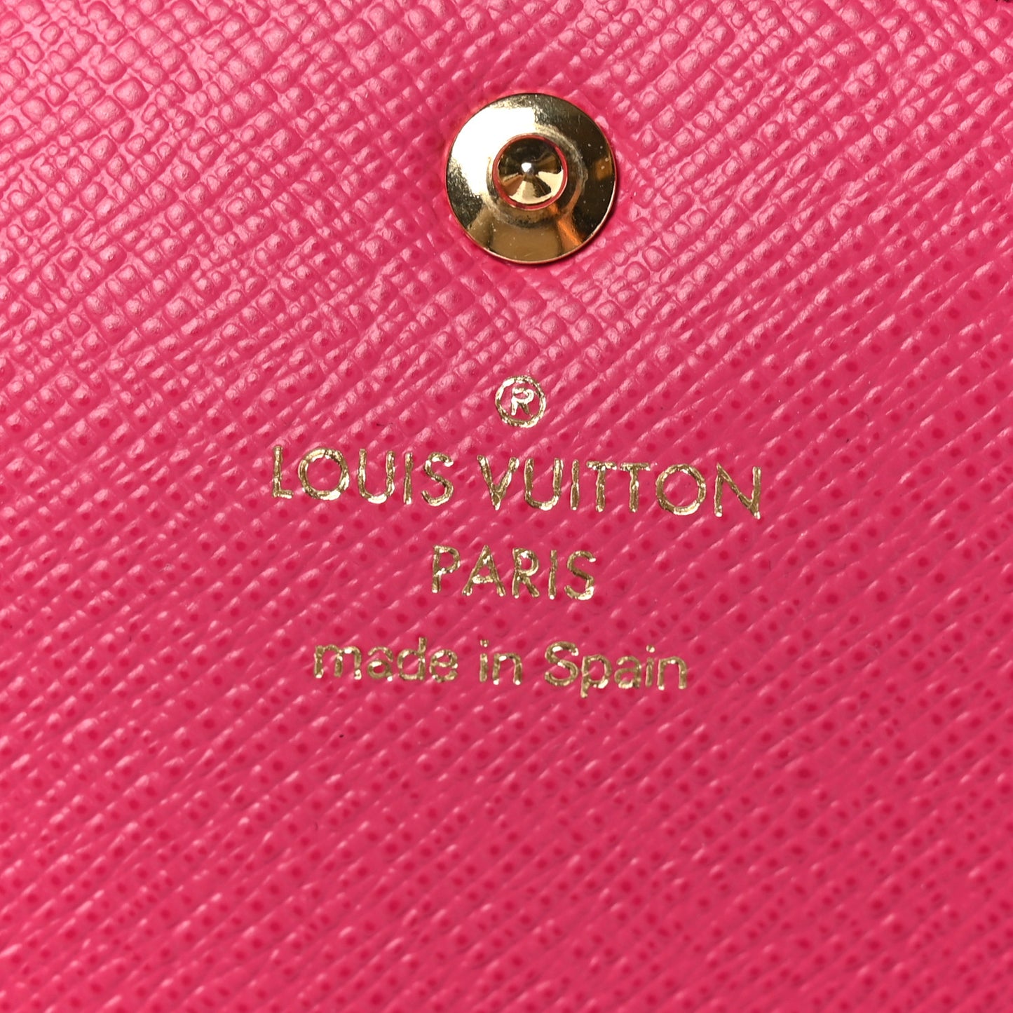 Monogram Bloom Flower Emilie Wallet Fuchsia