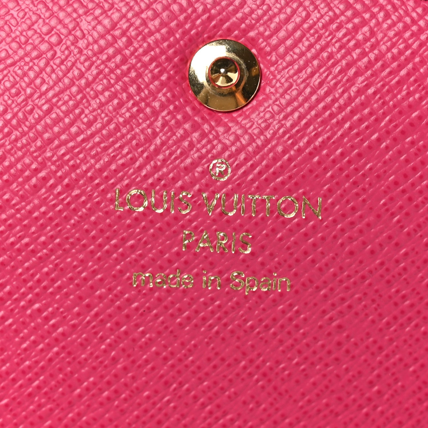 Louis Vuitton Monogram Bloom Flower Emilie Wallet Fuchsia 7 of 9