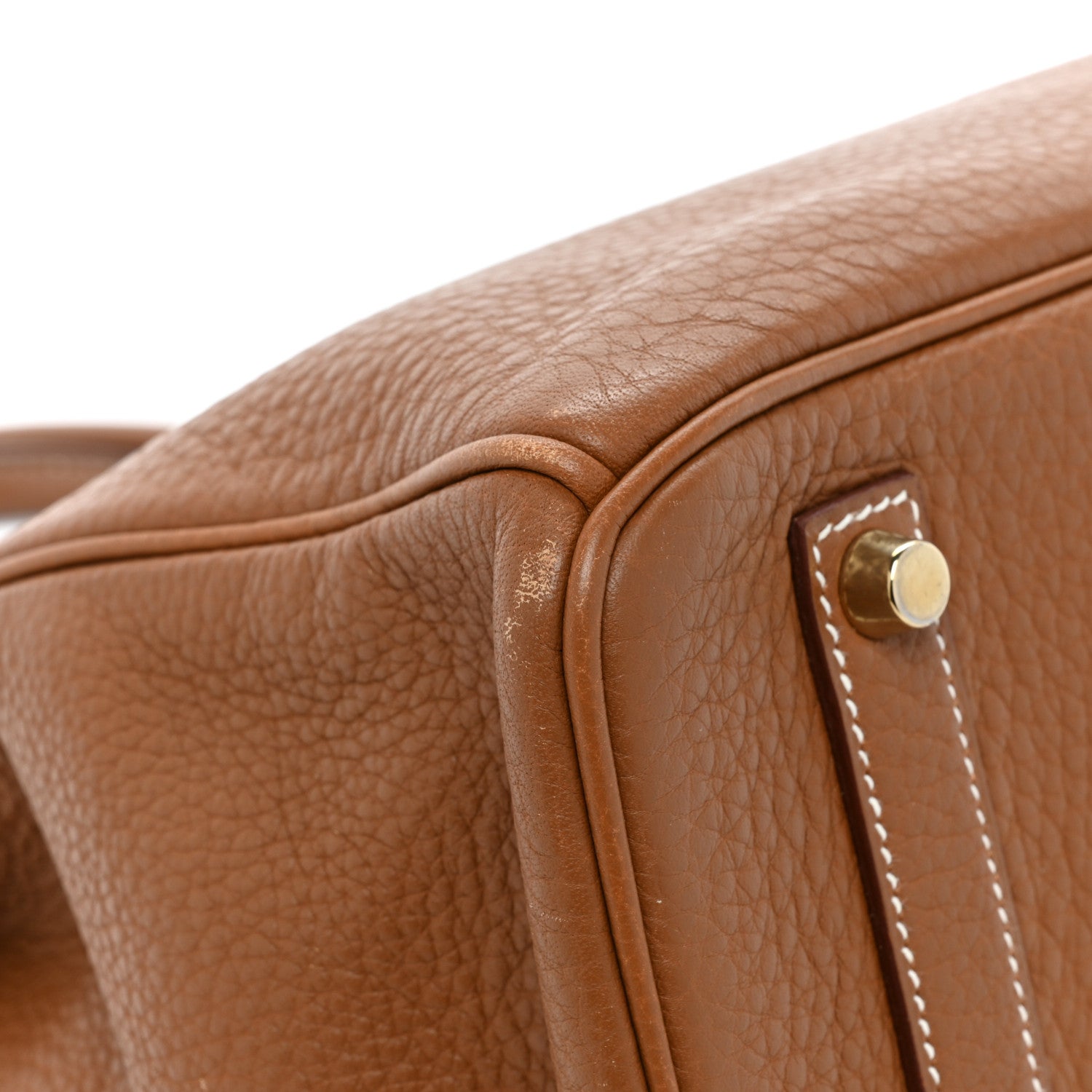 Hermes Taurillon Clemence Birkin 35 Gold 16 of 25