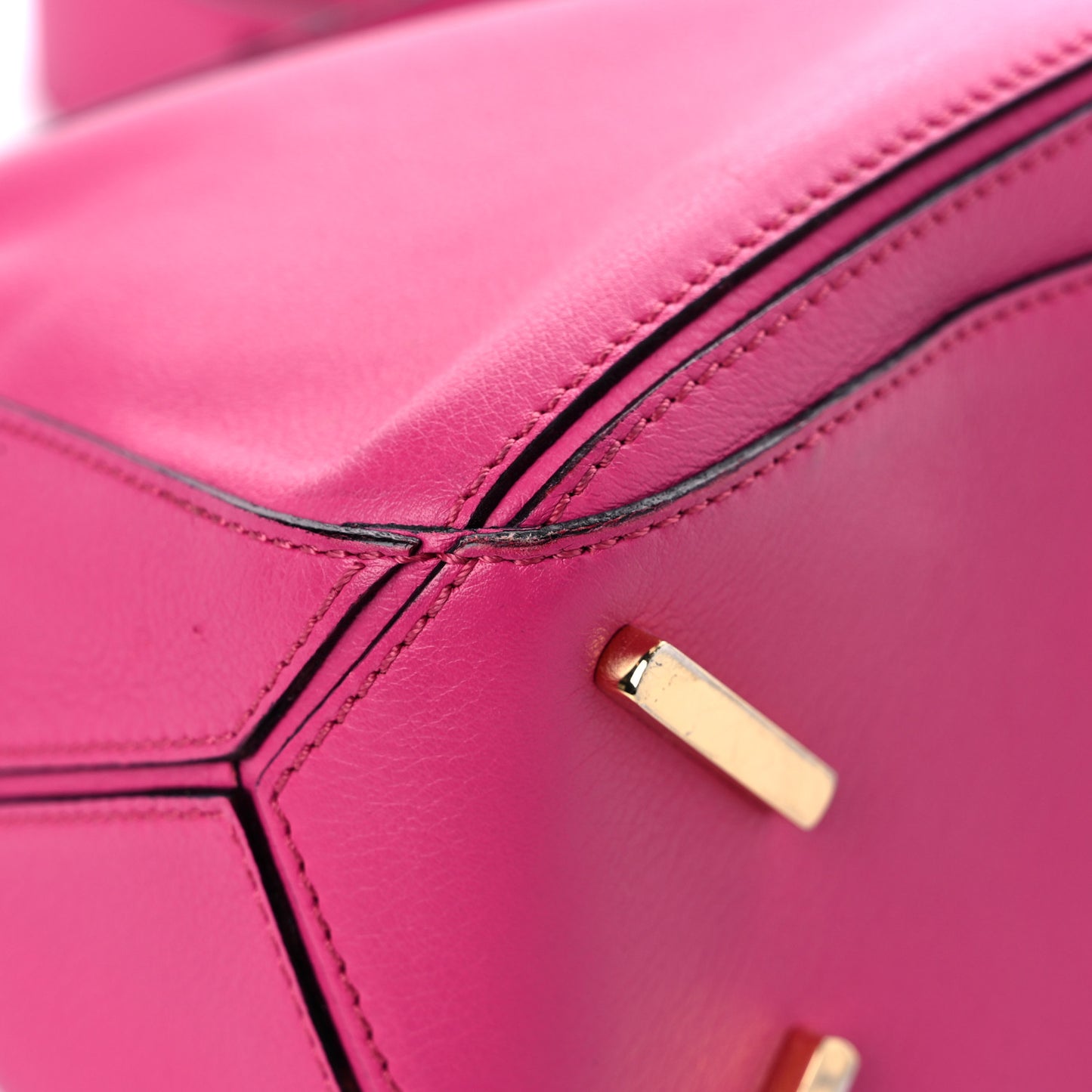 Calfskin Small Puzzle Bag Fuchsia