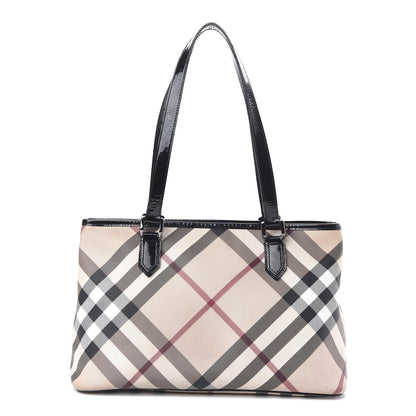Burberry Supernova Check Regent Tote Black 1 of 17