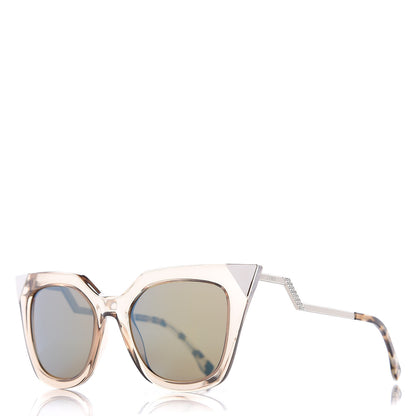 Fendi Iridia Cat Eye Sunglasses FF 0060/S Light Golden 1 of 8