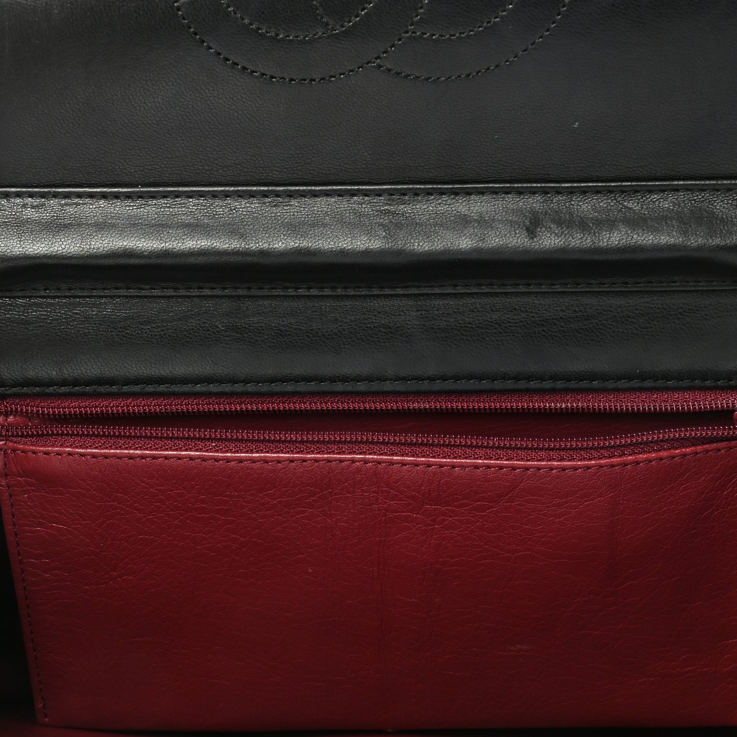 Lambskin Quilted Medium Single Flap Black