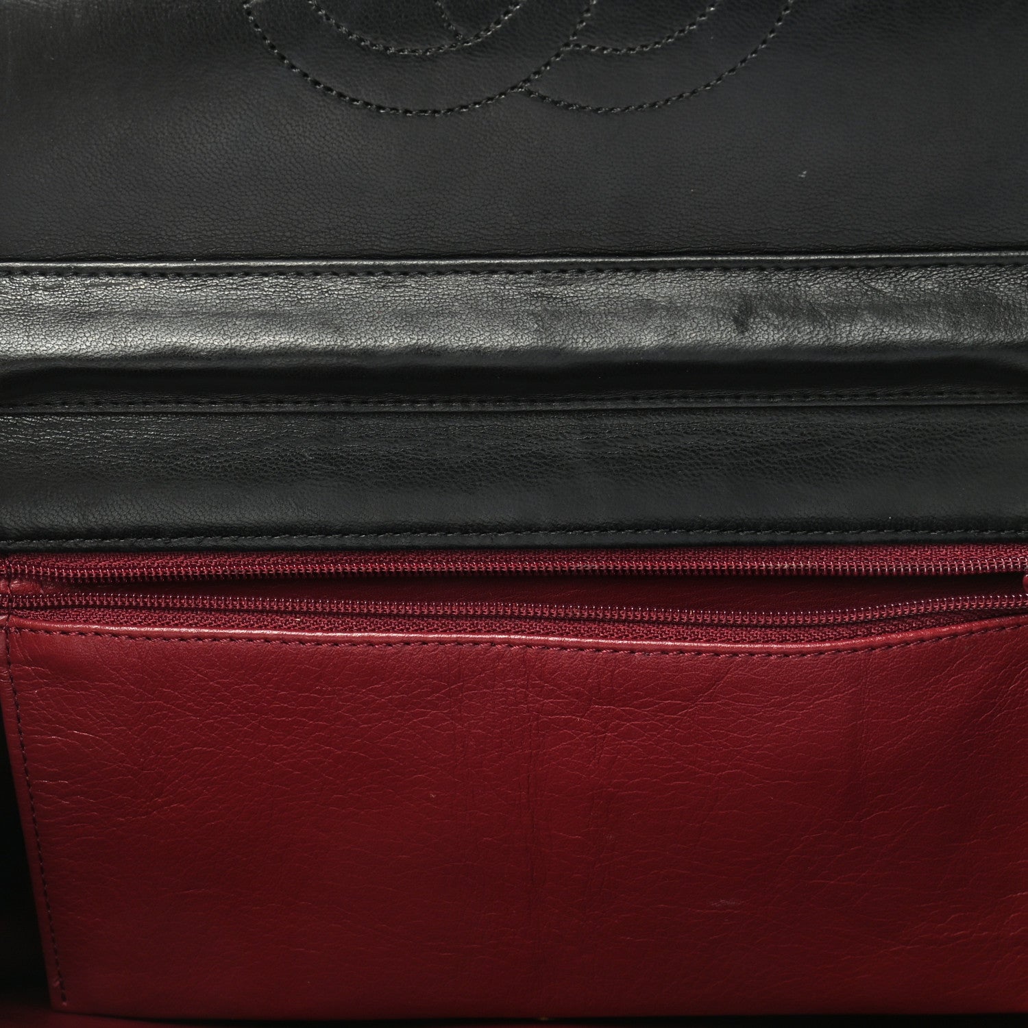 Chanel Lambskin Quilted Medium Single Flap Black 8 of 12