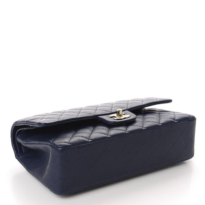 Chanel Caviar Quilted Medium Double Flap Navy 4 of 11