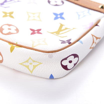 Louis Vuitton Monogram Multicolor Pochette Accessories White 9 of 13