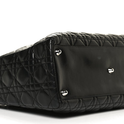 Christian Dior Lambskin Cannage Large Lady Dior Black 7 of 11