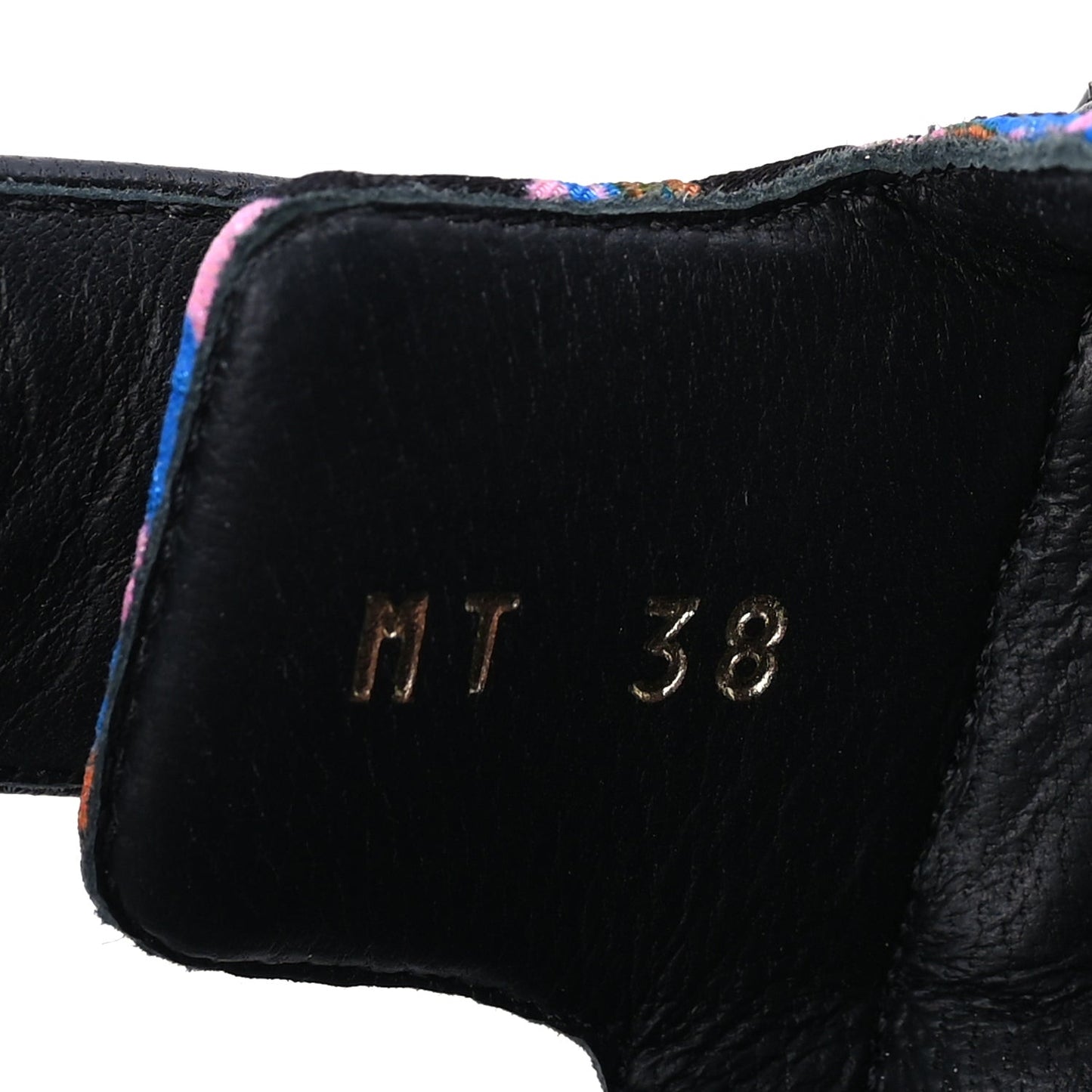Technical Fabric Mizza Print Dioract Sandals 38  Multicolor