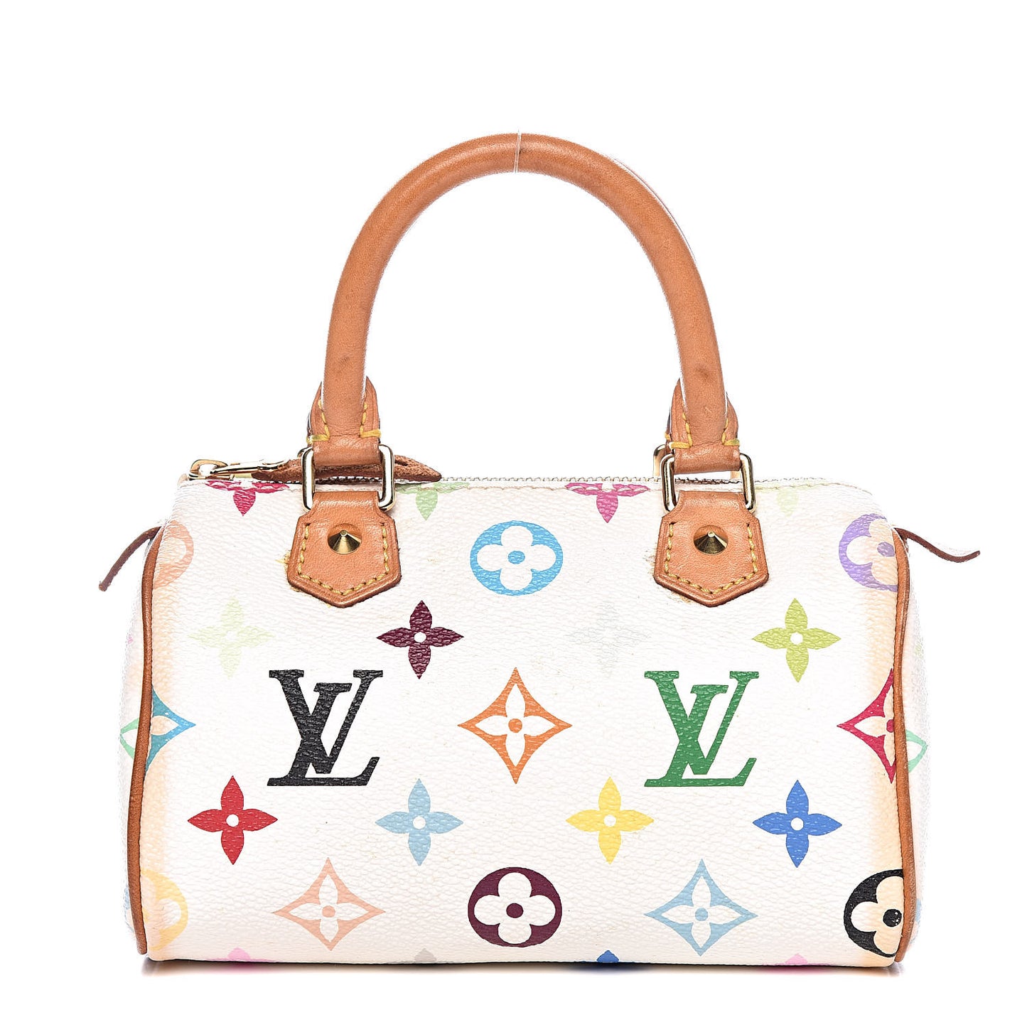 Monogram Multicolor Mini Sac HL Speedy White