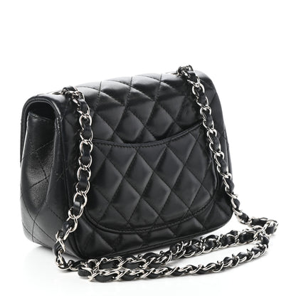 Chanel Lambskin Quilted Mini Square Flap Black 3 of 9
