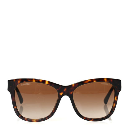 Chanel Acetate Runway Square Sunglasses 5380  Dark Tortoise 2 of 7