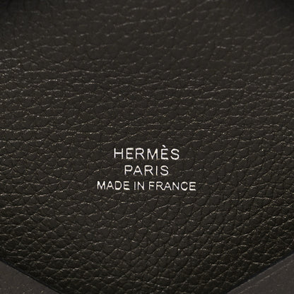 Hermes Evercolor Calvi Card Case Graphite 7 of 11