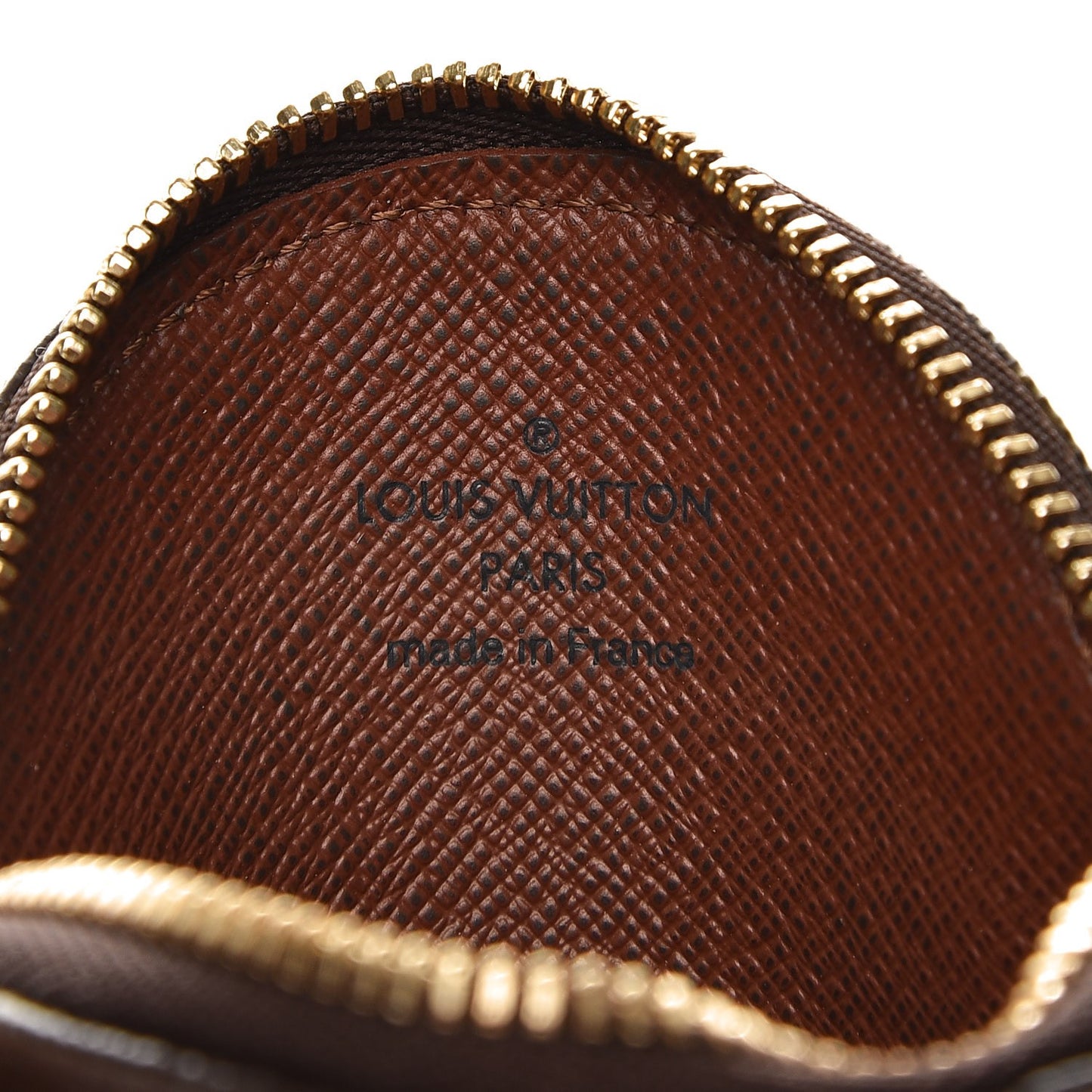 Monogram Round Coin Purse