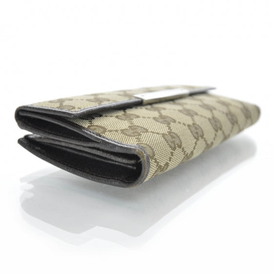 Monogram Metal Plate Continental Wallet