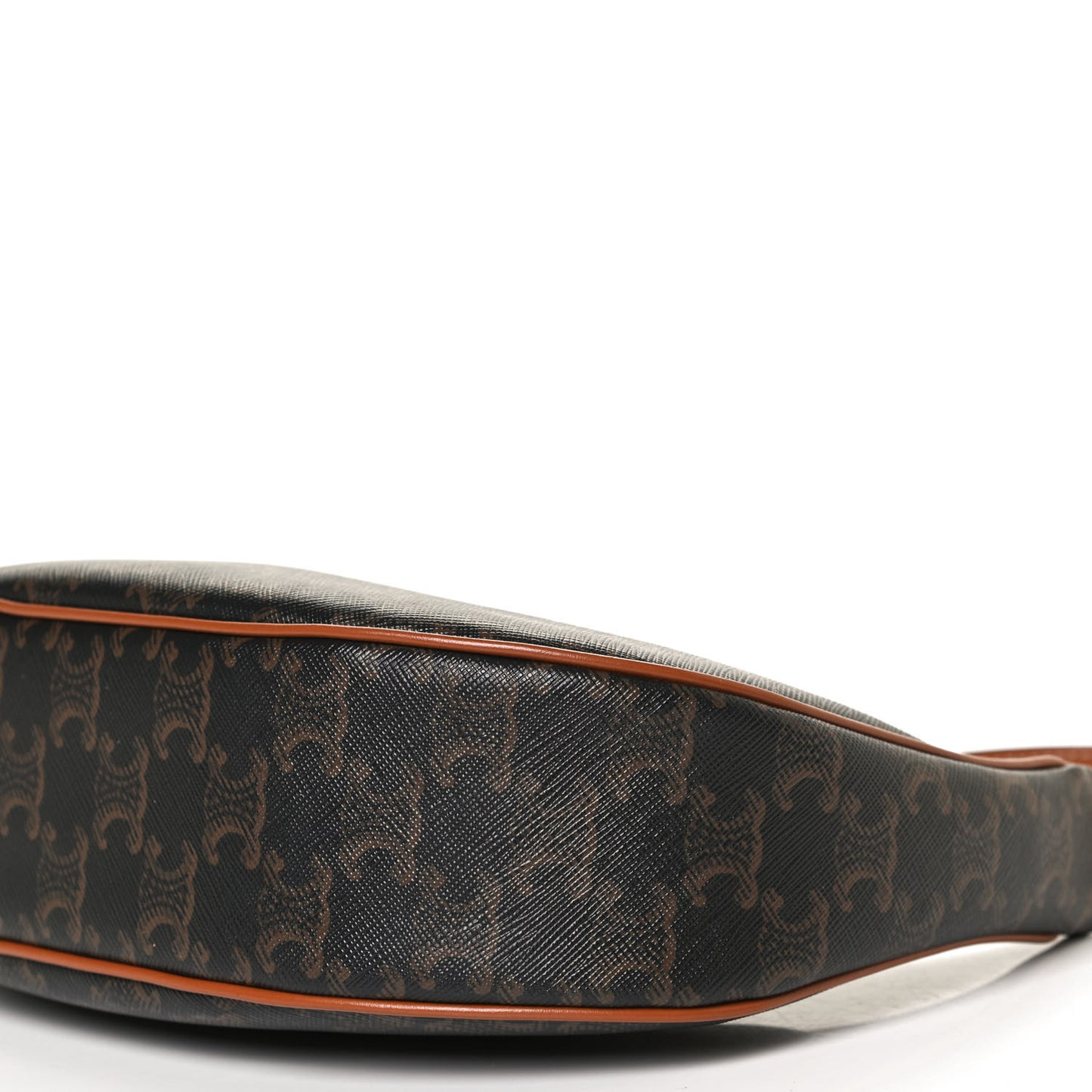 Triomphe Canvas Calfskin Ava Shoulder Bag Tan
